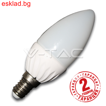 LED Крушка V-TAC E14 3W  4000К 250lm код SKU-7200