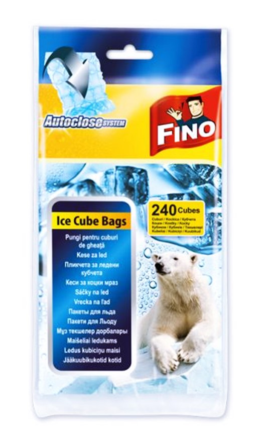 Пликове за 240 броя ледени скалички FINO самозатварящи се/25 плика в кутия/