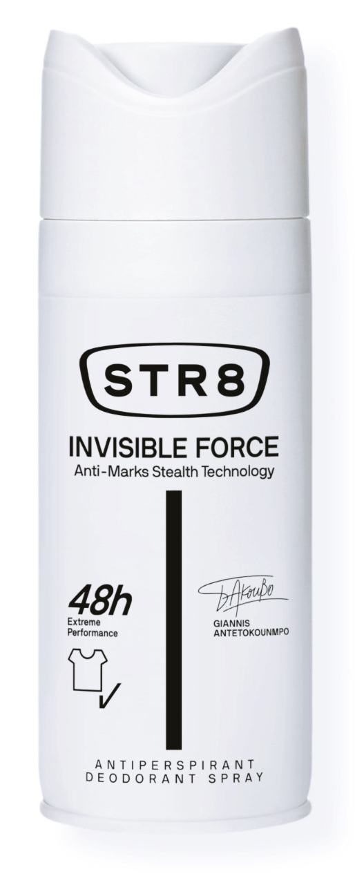Дезодорант STR8 INVISIBLE FORCE 48h 150 мл мъжки/6 броя в стек/
