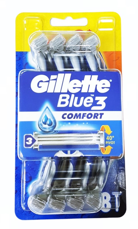 Самобръсначка Gillette с 3 ножчета 8 броя в блистер