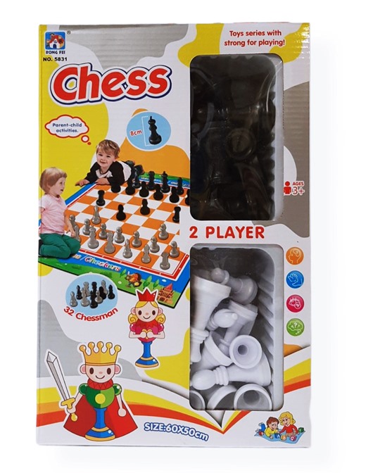 Игра занимателна шах с килимче 60х50см в кутия №5831