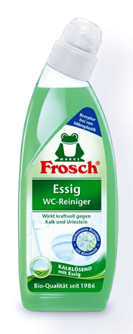 Почистващ препарат Frosch Essig WC Reiniger с оцет 750 мл/10 броя в кашон/