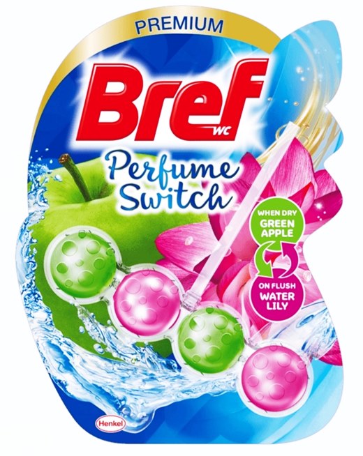 Bref Premium Perfume SWITCH Green Apple and Water Lily 50g/10 броя в кашон/