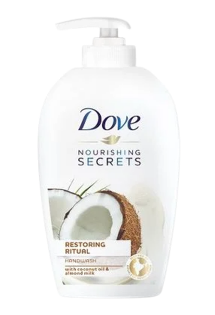 Течен сапун Dove помпа 250 ml coconut oil and almond milk/12 броя в кашон/