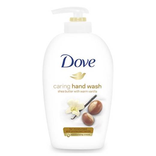 Течен сапун Dove помпа 250 ml shea butter with warm vanilla/12 броя в кашон/