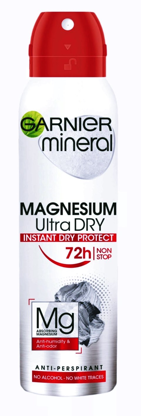 Дезодорант дамски GARNIER MAGNESIUM Ultra dry 72h 150 ml