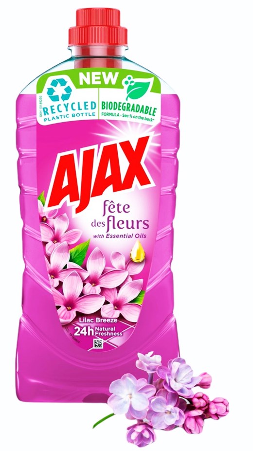 Почистващ препарат Ajax Lilac Breeze 1л/12 броя в кашон/