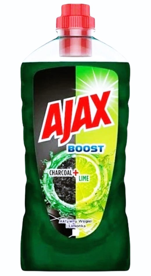 Почистващ препарат Ajax CHARCOAL and LIME 1л/12 броя в кашон/