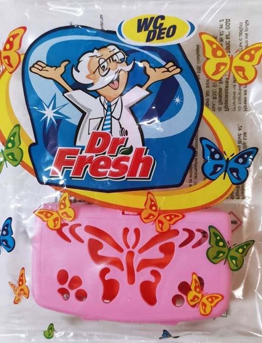 Кошничка за тоалетна чиния Dr. Fresh розова