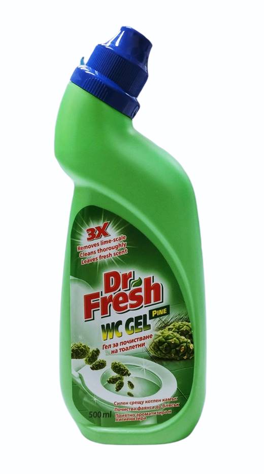Dr. Fresh WC GEL 500 ml Pine зелен