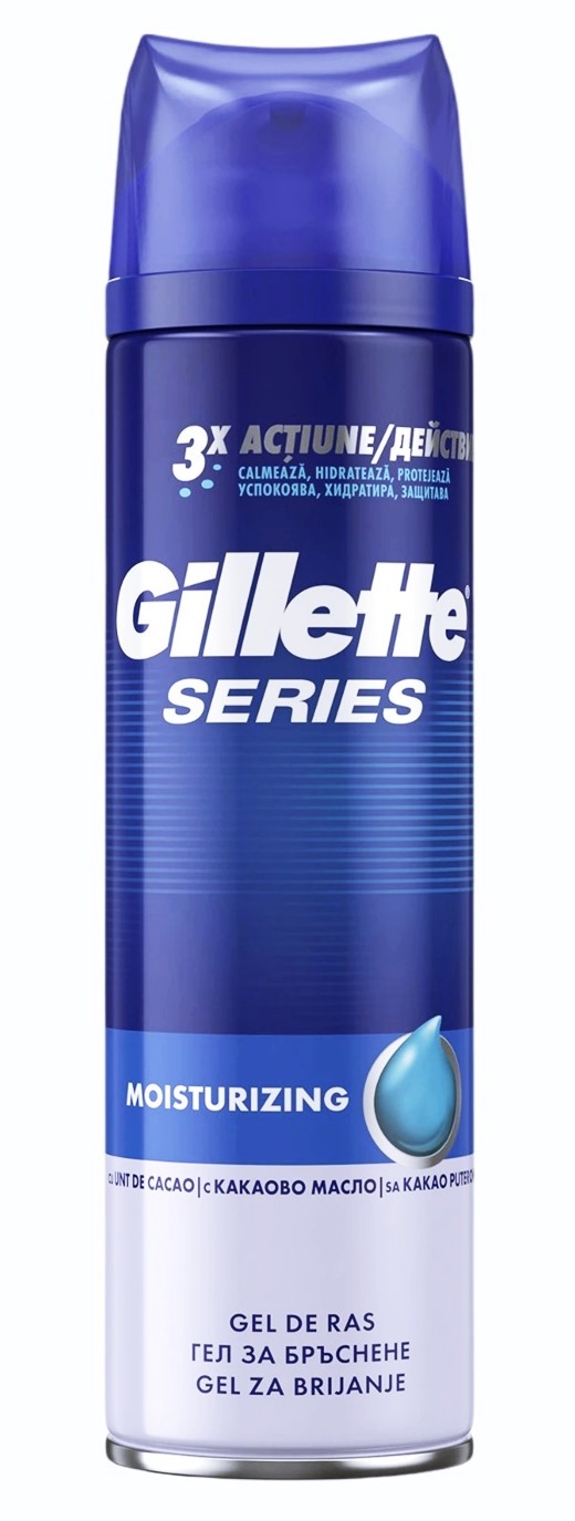 Гел за бръснене Gillette овлажняващ с какаово масло SDL /6 броя в стек/