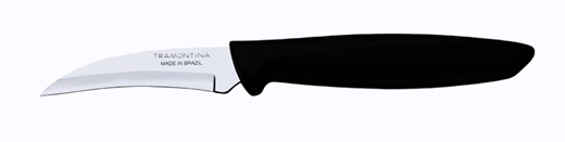 Нож TRAMONTINA PLENUS за белене с черна дръжка №170901/23419003 /12 броя в кутия/