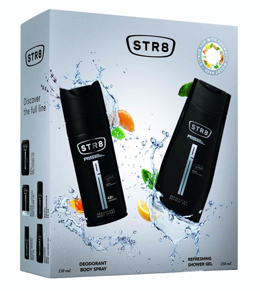 STR8 RISE комплект дезодорант 150 мл с душ гел 250 мл в кутия
