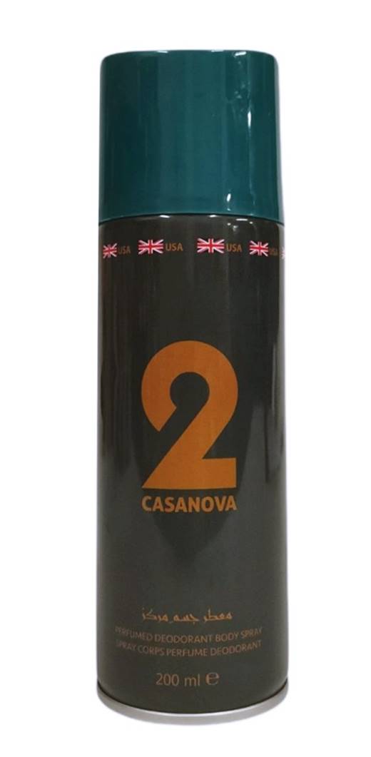 Дезодорант CASANOVA №2 200 мл мъжки /12 броя в стек/
