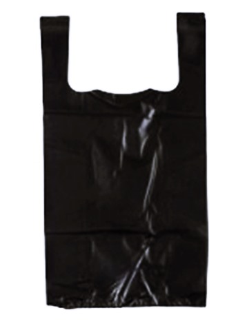 Торбички с дръжки 44смх70см 50 броя в опаковка черни /10 опаковки в чувал/