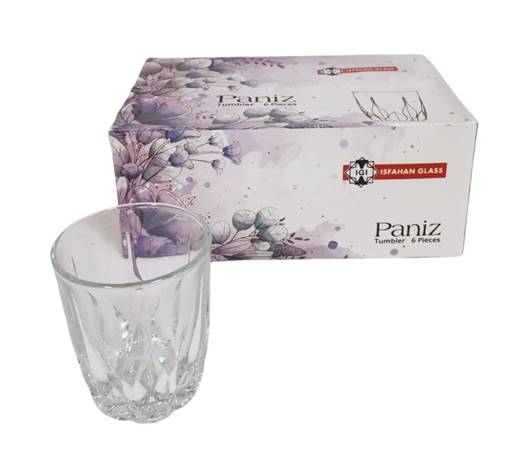 Чаша стъкло 6 броя в кутия Paniz 300мл Н136мм №ISF-334