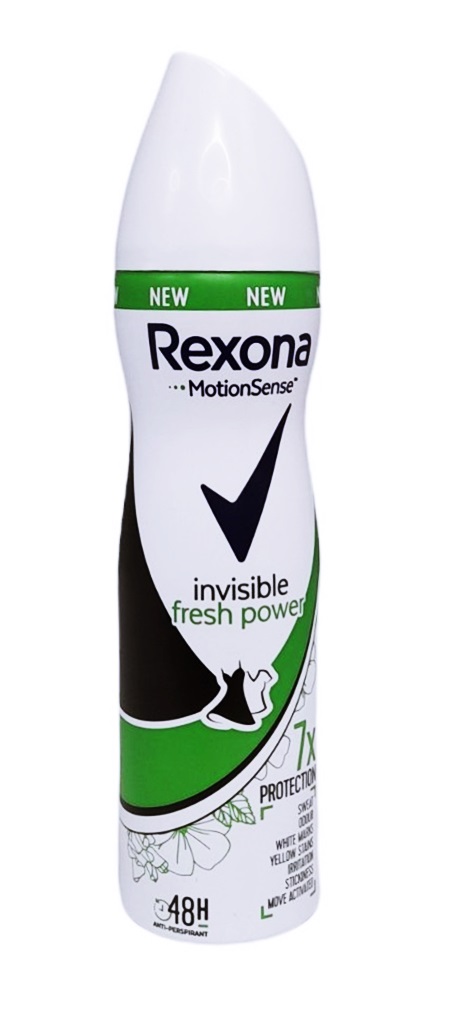 Дезодорант дамски Rexona invisible fresh power 150 ml SDL /6 броя в стек/
