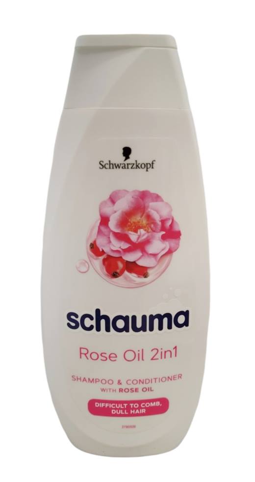 Шампоан Schauma 400ml Rose Oil 2 in 1 /5 броя в стек/
