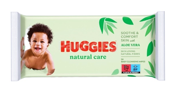 Мокри кърпи Huggies NATURAL CARE без капак 56 броя в пакет /10 пакета в кашон/