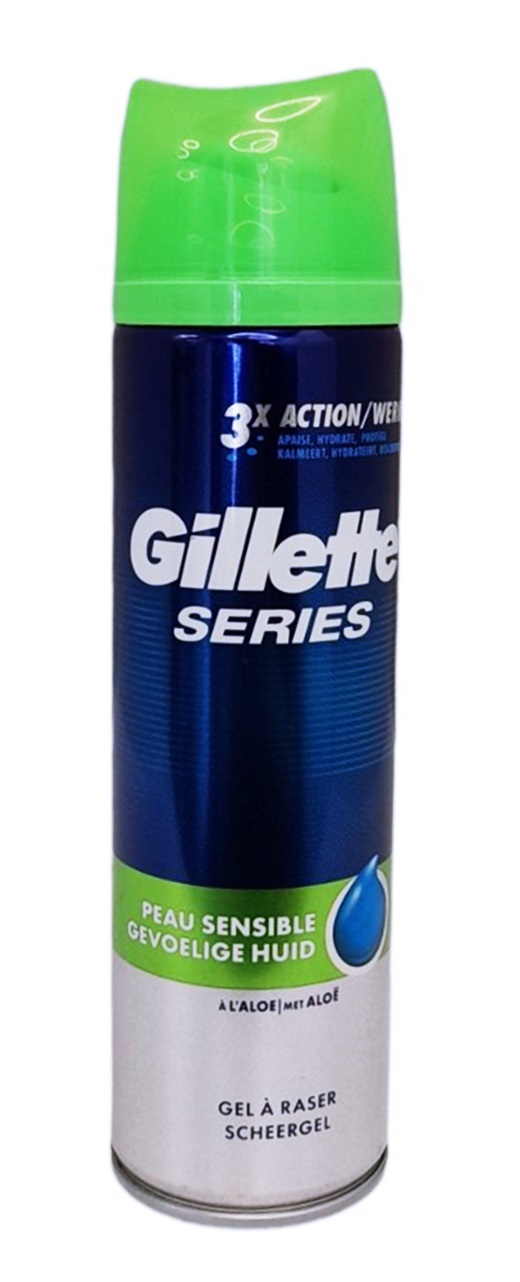 Гел за бръснене Gillette Series 3 x Action с алое 200 ml R