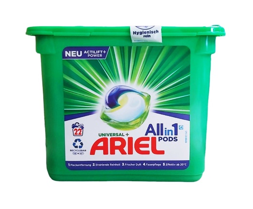 Капсули за пране ARIEL All in1 22 пранета универсално R