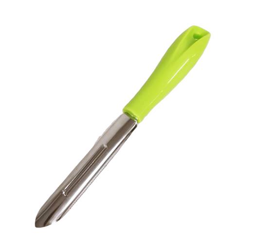 Белачка с вертикален нож лукс със зелена дръжка на картон