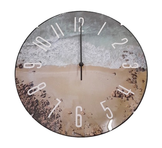 Часовник стенен Ф30 см морски бряг