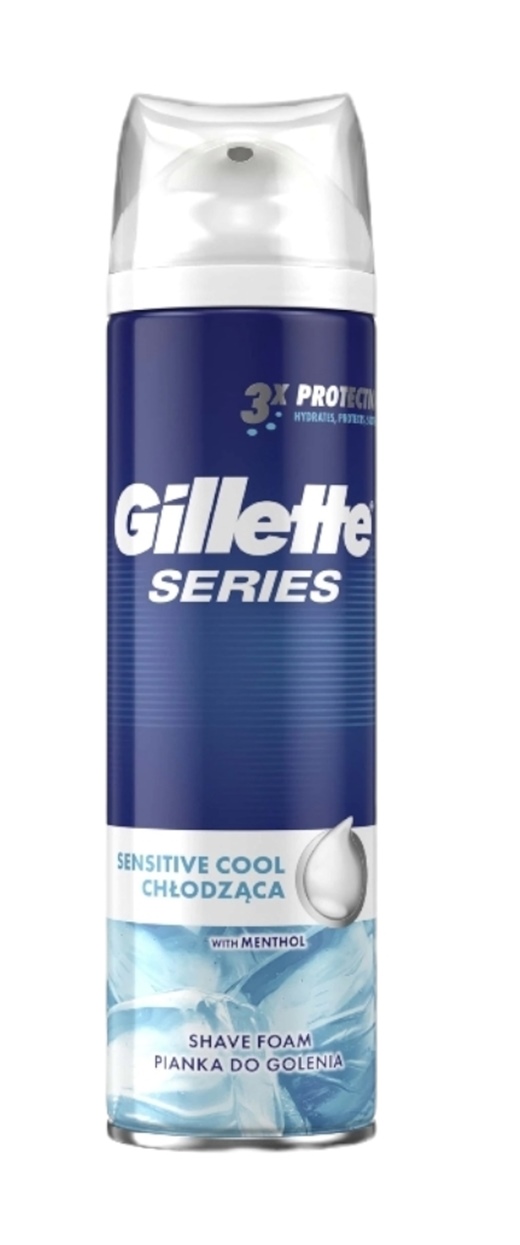 Пяна за бръснене Gillette Serries 250ml Sensitive Cooling R /6 броя в кашон/