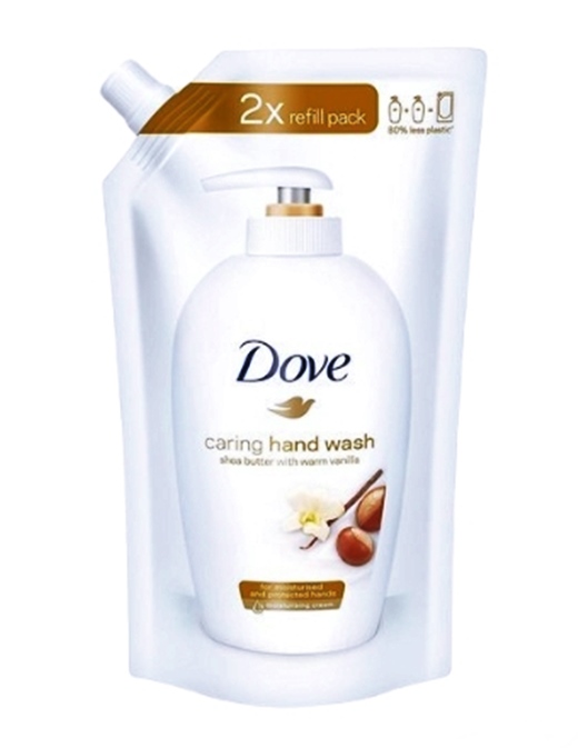 Течен сапун Dove пълнител 500 ml Shea Butter Warm Vanillal R/10 броя в кашон/