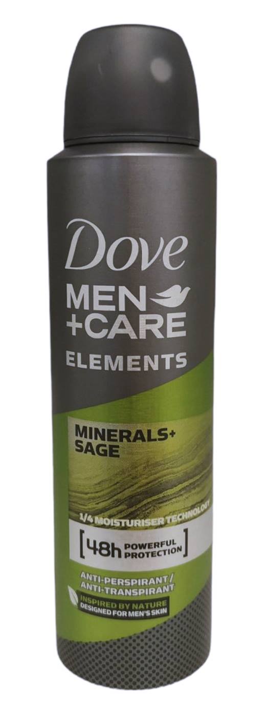 Дезодорант мъжки DOVE minerals sage /6 броя в стек/