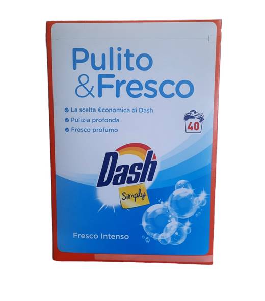 Прах за пране Dash Pulito and Fresco 2.6 кг 40 пранета R