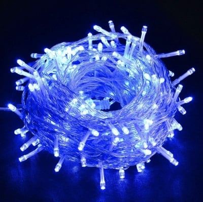 Лампички 100 диода LED силикон сини 1,5 м кабел с БГ инструкция
