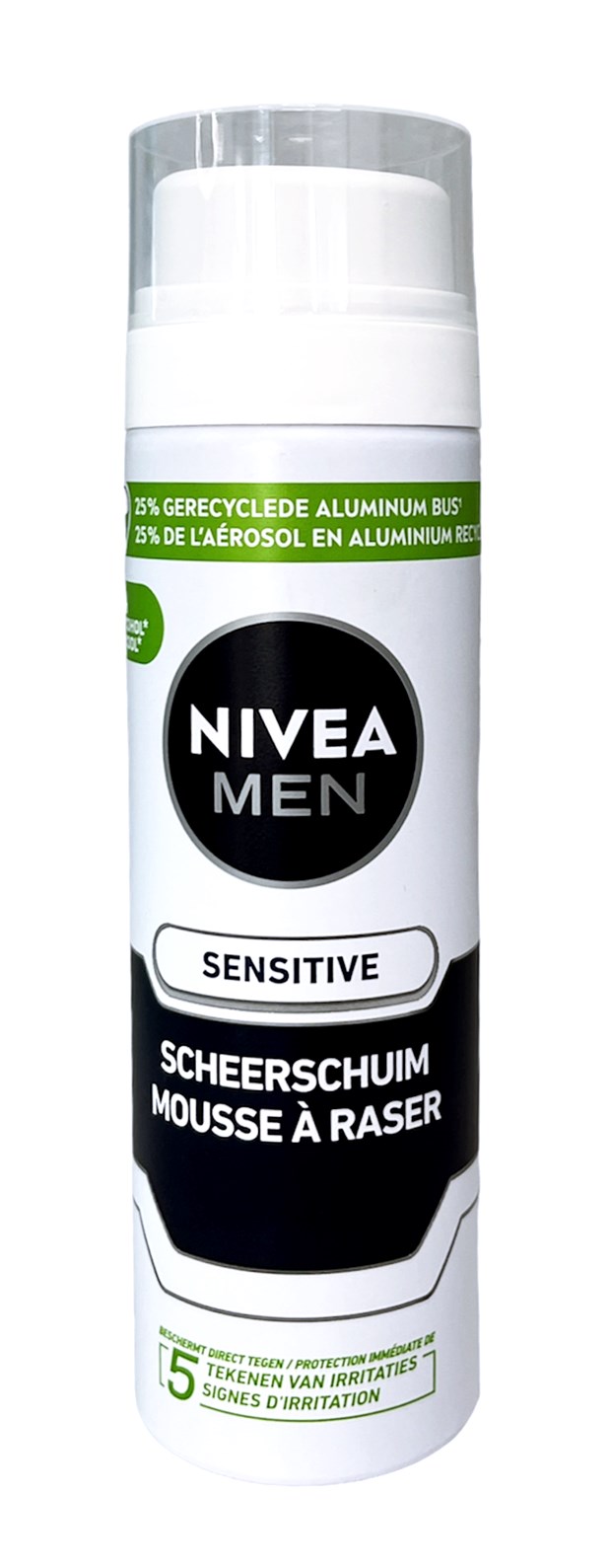 Пяна за бръснене Nivea Sensitive 200 ml R /12 броя в кашон/