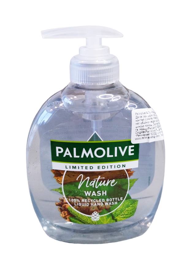 Течен сапун Palmolive 300 ml nature wash помпа /12 броя в кашон/