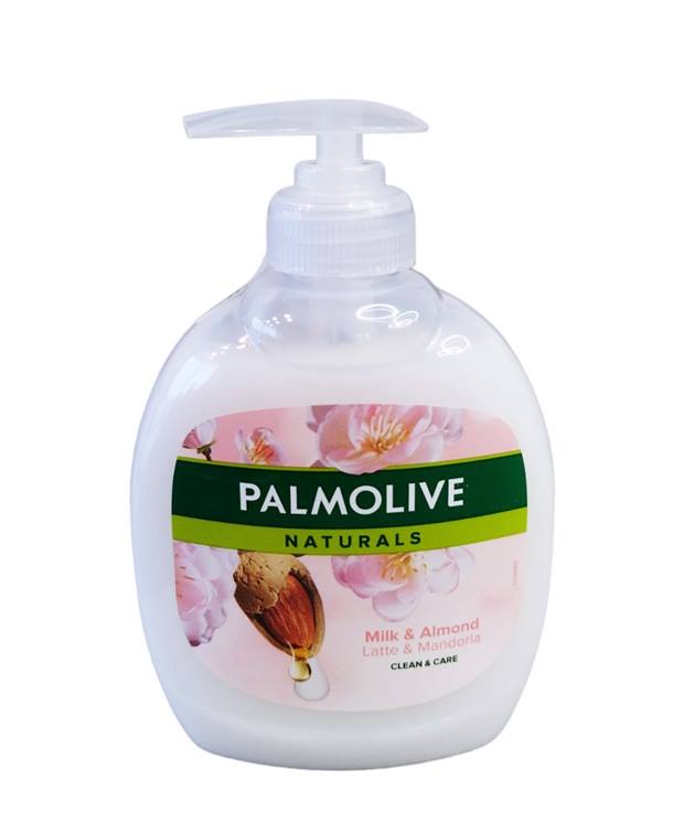 Течен сапун Palmolive 300 ml milk and almond помпа /12 броя в кашон/