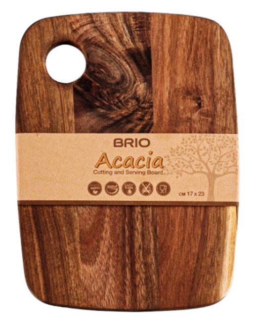 Дъска за рязане BRIO Acacia 17x23x1.25см №104314
