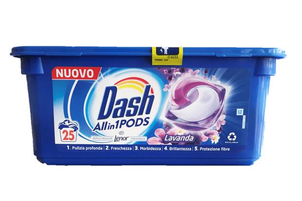 Капсули за пране Dash All in1 PODS Freshness /Lenor 25 пранета /3 кутии в кашон/