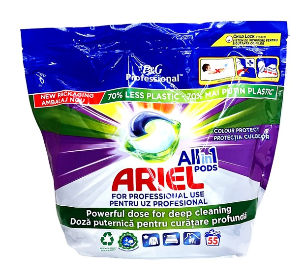 Капсули за пране ARIEL All in1 pods 55 пранета Color R