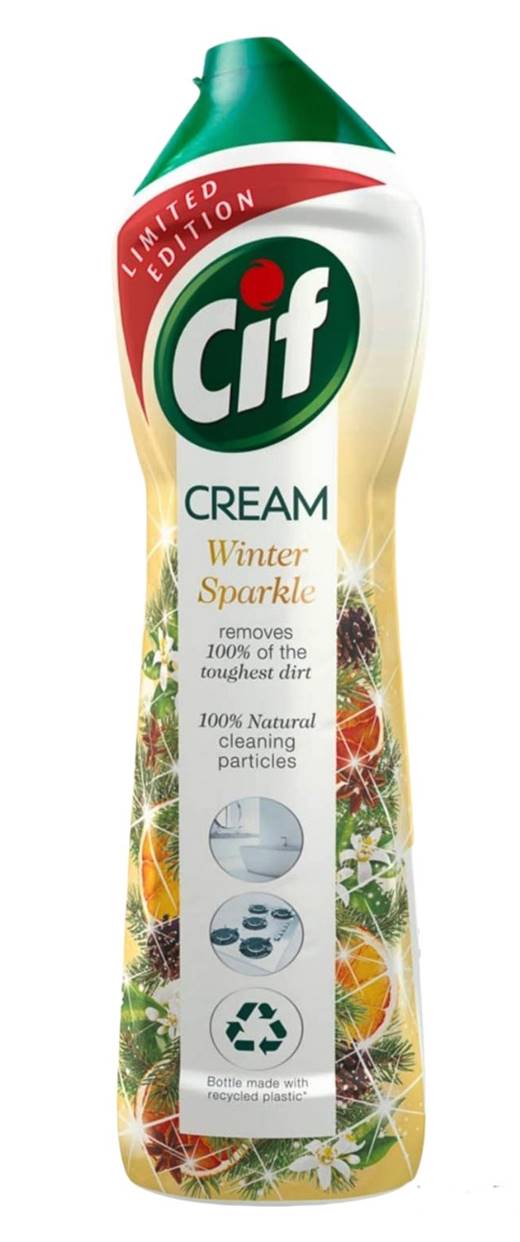 Препарат Cif Cream Winter Sparkle limited edition 500 мл S /8 броя в кашон/