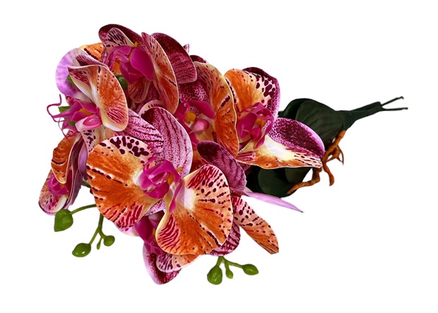 Изкуствено цвете Орхидея розова 40 см