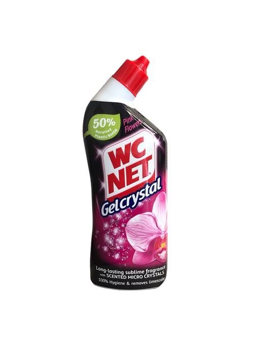 Почистващ препарат гел WC NET crystal 750 ml розов