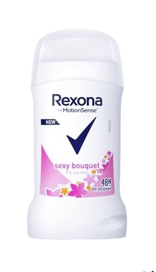 Дезодорант стик дамски Rexona sexy bouquet 40 ml /6 броя в стек/