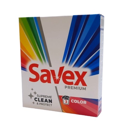 Прах за пране Savex 300г 2in1 COLOR /22 броя в кашон/