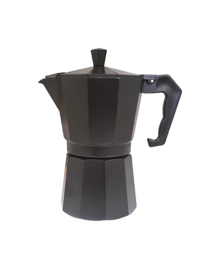 Кафеварка метал черна 6 кафета