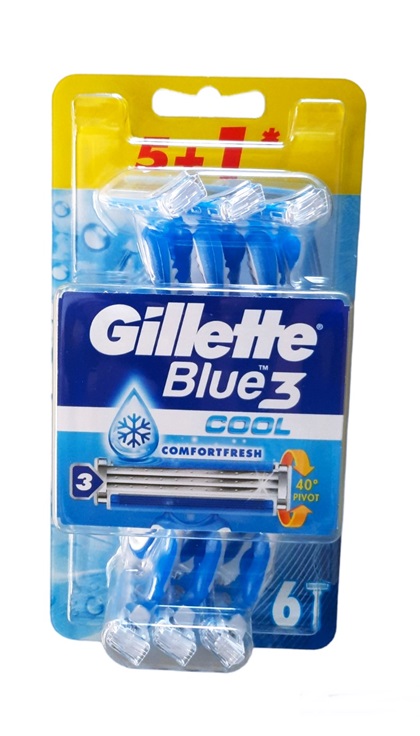 Самобръсначка Gillette COOL COMFORT с 3 ножчета 6 броя в блистер