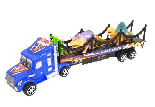 Камион с два динозавъра 40см №688-F