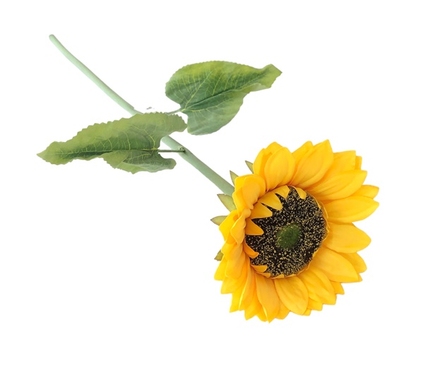 Изкуствено цвете Слънчоглед Ф18см Н57см /10 броя в плик/