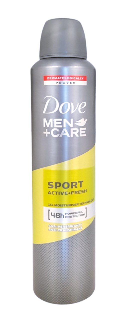 Дезодорант мъжки DOVE sport active fresh 250ml R /6 броя в стек/