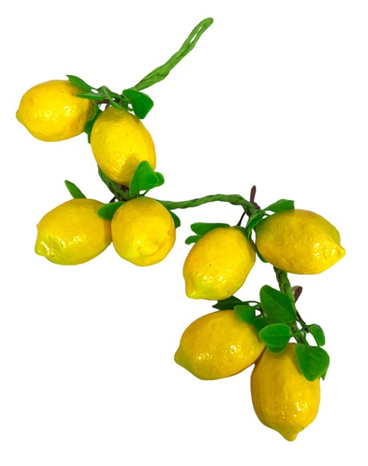 Лимони за декорация 8 броя на връзка /5 връзки в стек/