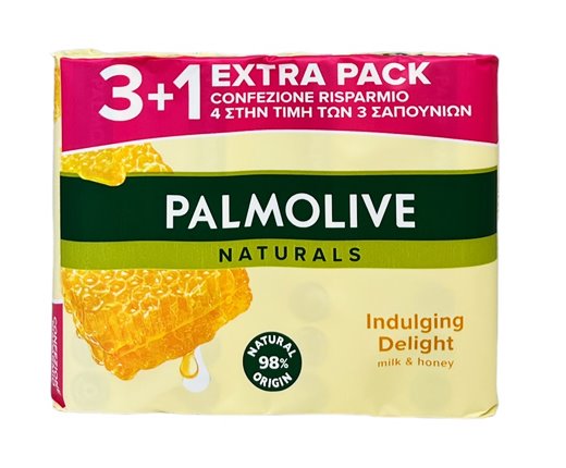 Сапун Palmolive 4 броя х 90 г в пакет MILK and HONEY